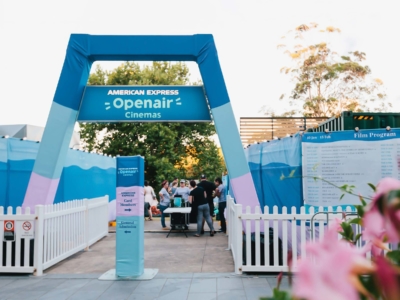 Made Somewhere Portfolio AMEX Openair Cinema Brand and Event Design