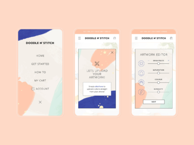 Made Somewhere Portfolio Doodle N' Stitch Brand Design and Web Design