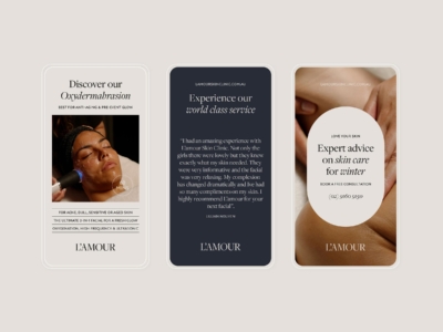 Made Somewhere Portfolio L'amour Brand and Social Media Design