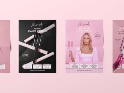 Made Somewhere Portfolio Mermade Hair Brand and Packaging Design