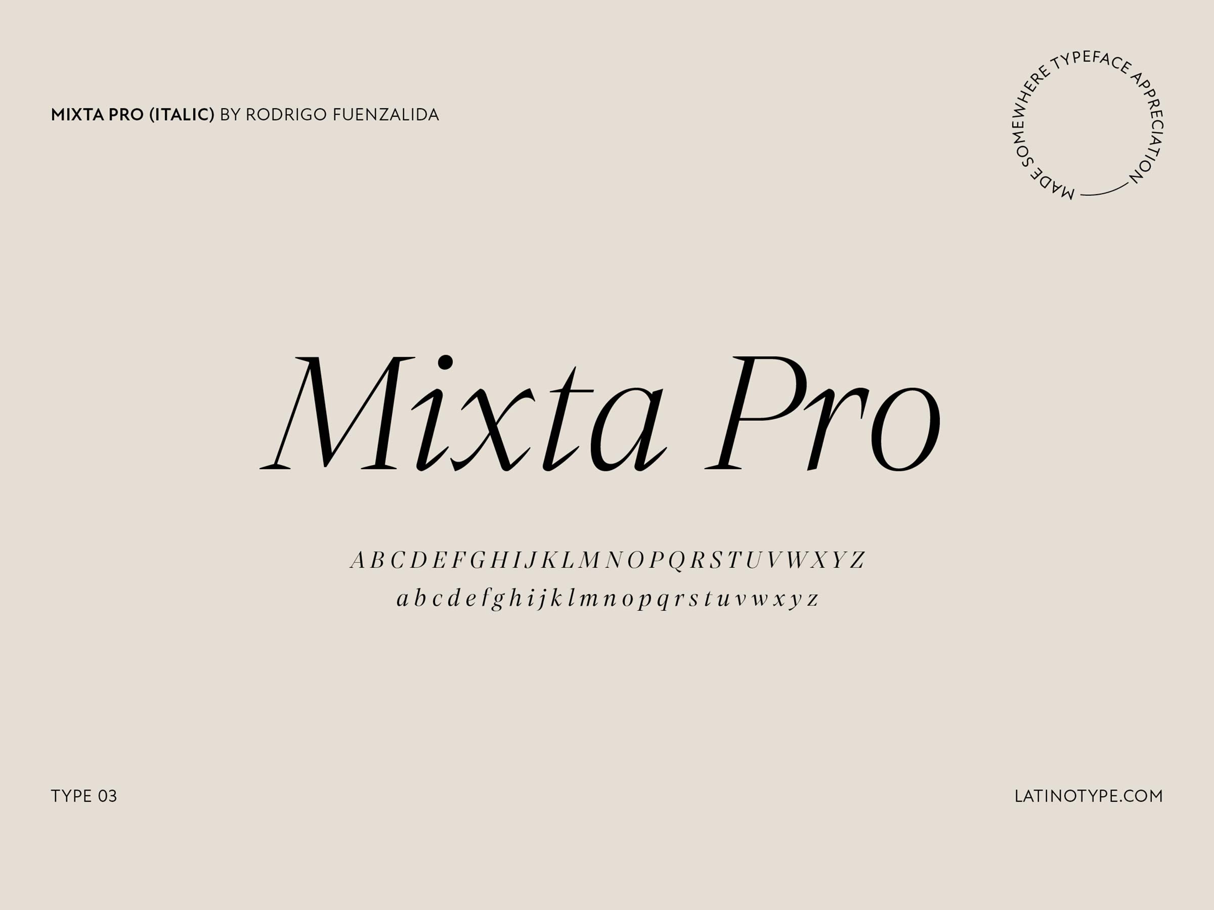 Made-Somewhere-Blog-Post-Type Alert: Trending Typefaces and Type Styles 06 Mixta Pro